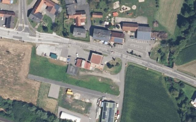 Luftbild von SOCAR Paurach