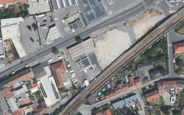 Luftbild von Eni Wachaustrasse