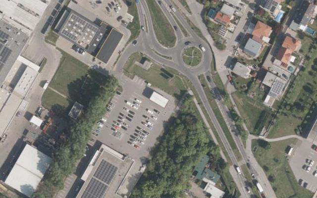 Luftbild von DISKONT
