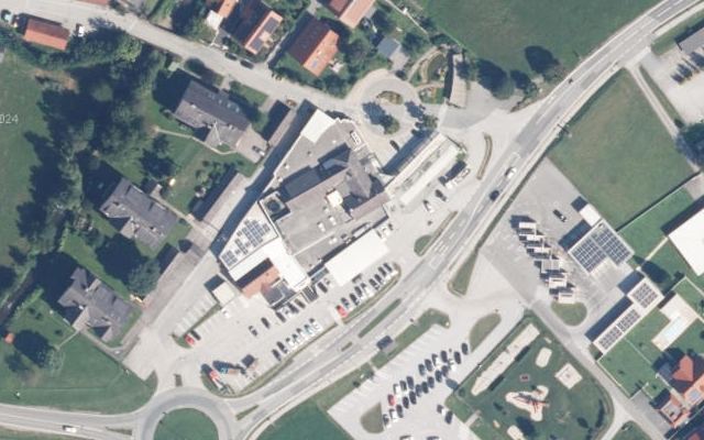 Luftbild von Eybel GmbH BP Tankstelle