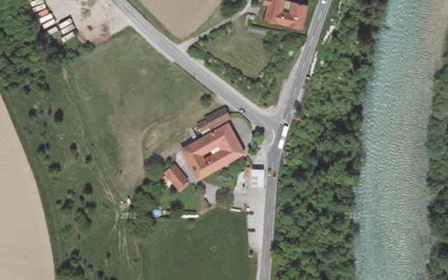 Luftbild von Tankstelle Schiefermayr
