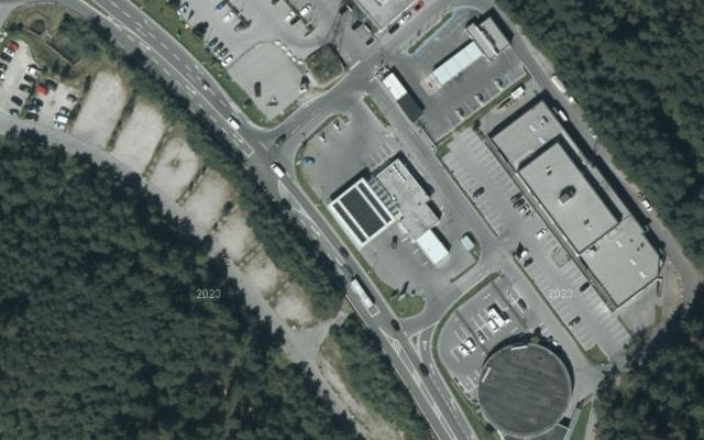 Luftbild von OMV - Ötztal-Bahnhof Ötztaler Bundesstraße 15