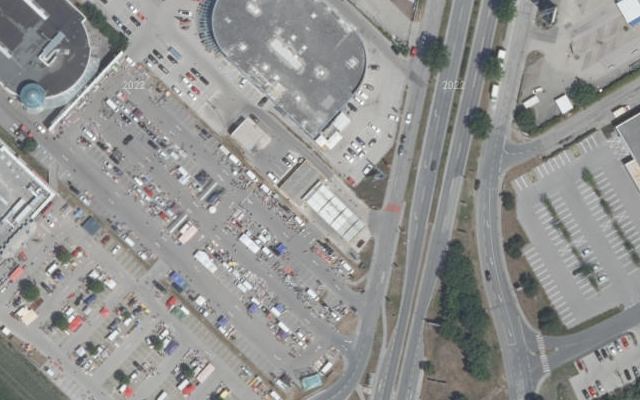 Luftbild von JET TANKSTELLE