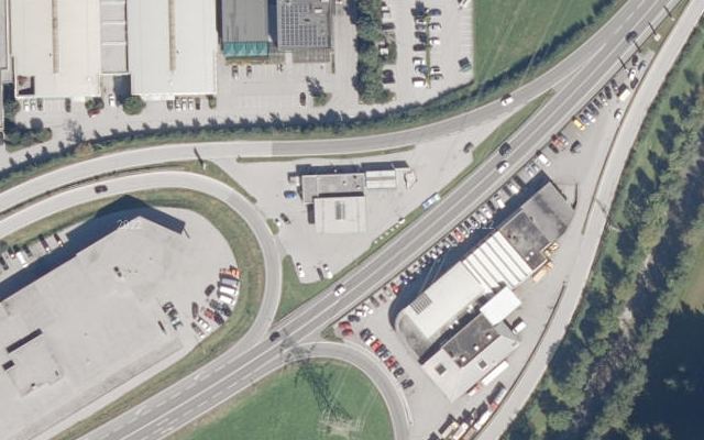 Luftbild von OMV - Zell am Ziller An der Umfahrungsstraße West