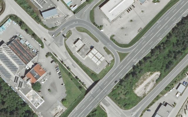Luftbild von JET TANKSTELLE