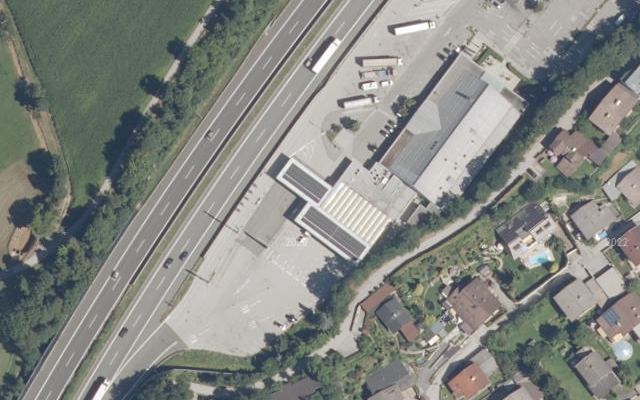 Luftbild von OMV - Vomp Autobahn A12 (Inntalautobahn) bei KM 49