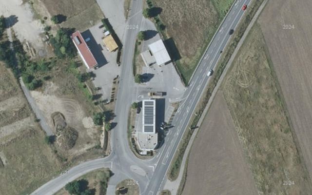 Luftbild von OMV - Hobersdorf Wiener Straße 91