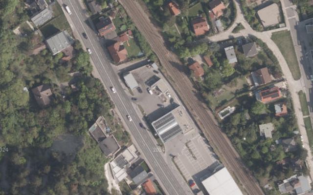 Luftbild von OMV - Klosterneuburg Wiener Straße 49-53
