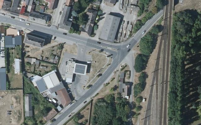 Luftbild von OMV - Hohenau an der March Bernsteinstraße 6