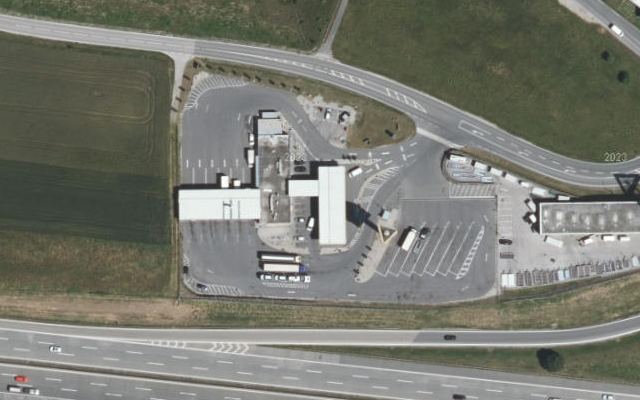 Luftbild von JET TANKSTELLE