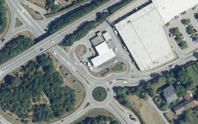 Luftbild von JET TANKSTELLE
