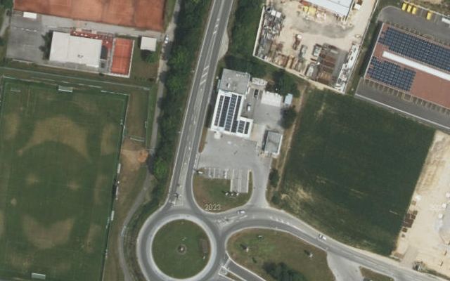 Luftbild von OMV - Melk Wachbergstraße 3