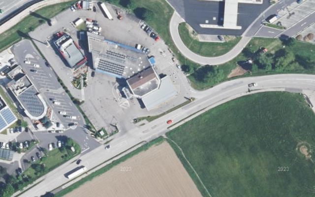 Luftbild von JET TANKSTELLE