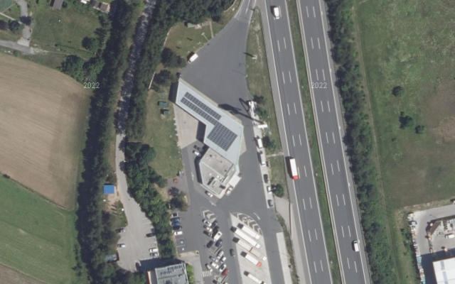 Luftbild von OMV - Bad Fischau Autobahn A2 (Südautobahn) KM 36,7