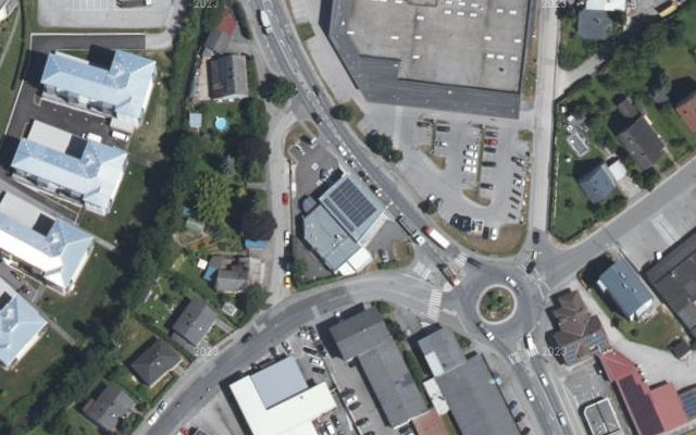 Luftbild von OMV - Ybbs an der Donau Bahnhofstraße 18