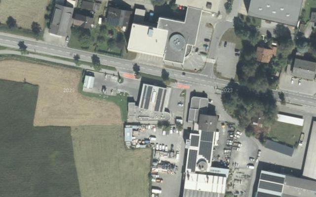 Luftbild von OMV - Frastanz Feldkircher Straße 47