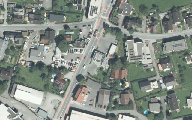 Luftbild von OMV - Dornbirn Wallenmahd 1
