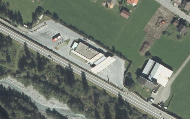 Luftbild von OMV - Innerbraz Äuleweg 1