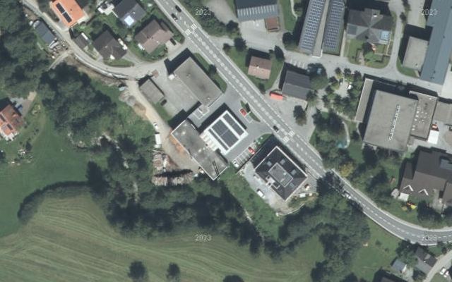 Luftbild von OMV - Alberschwende Hof 978