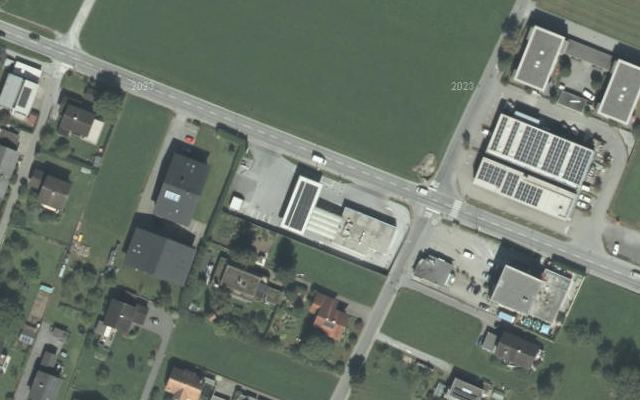 Luftbild von OMV - Nenzing Bundesstraße 77