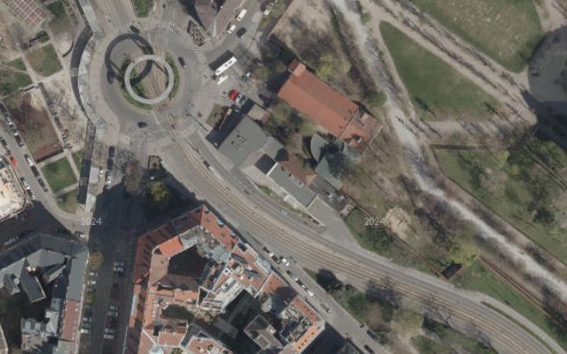 Luftbild von AVANTI - Wien Gaussplatz 1