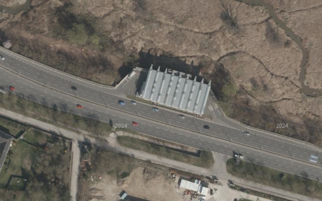 Luftbild von OMV - Wien Wientalstraße/Auhofbrücke 40