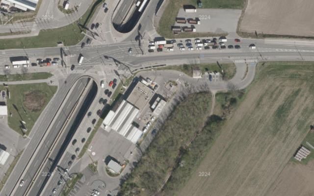 Luftbild von OMV - Wien Breitenleer Straße Ost B302 112