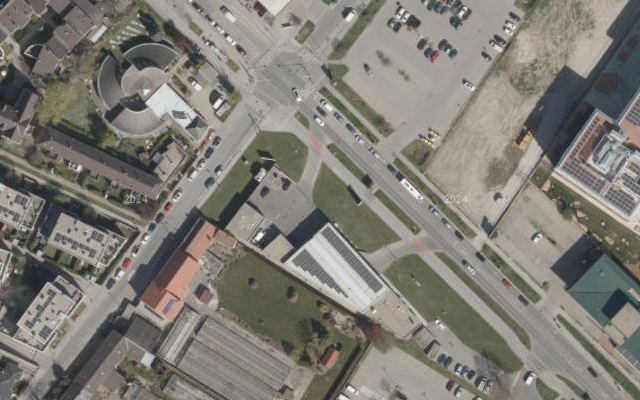 Luftbild von OMV - Wien Hirschstettner Straße 34