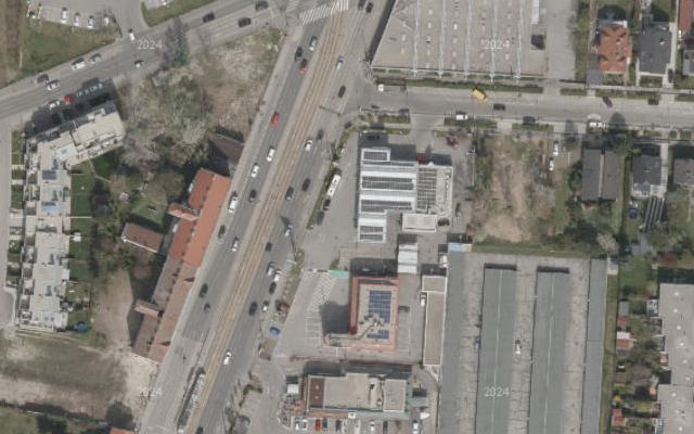 Luftbild von OMV - Wien Brünner Straße 172