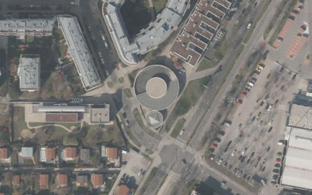 Luftbild von OMV - Wien Etrichstraße 42