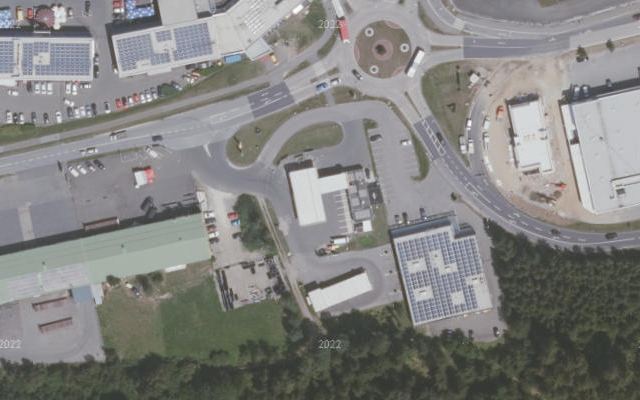 Luftbild von JET TANKSTELLE
