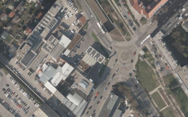 Luftbild von OMV - Wien Leberstraße 112-114