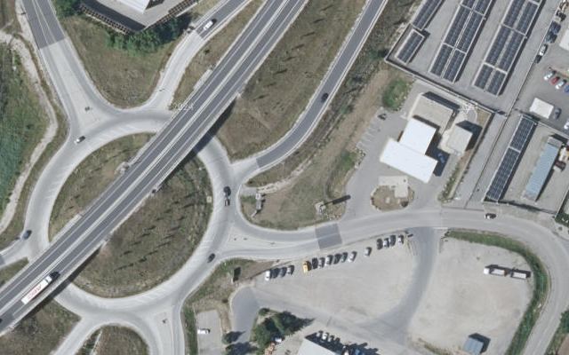 Luftbild von JET TANKSTELLE