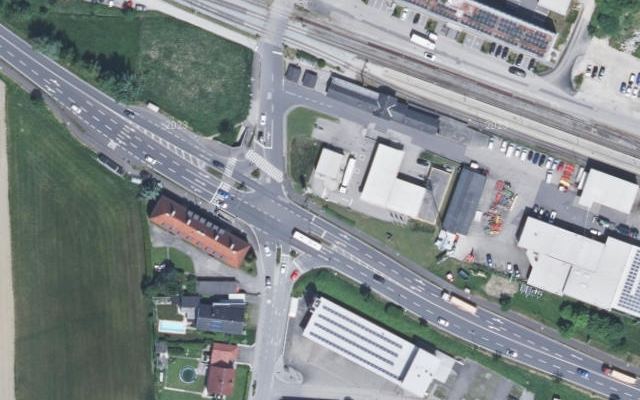 Luftbild von JET TANKSTELLE