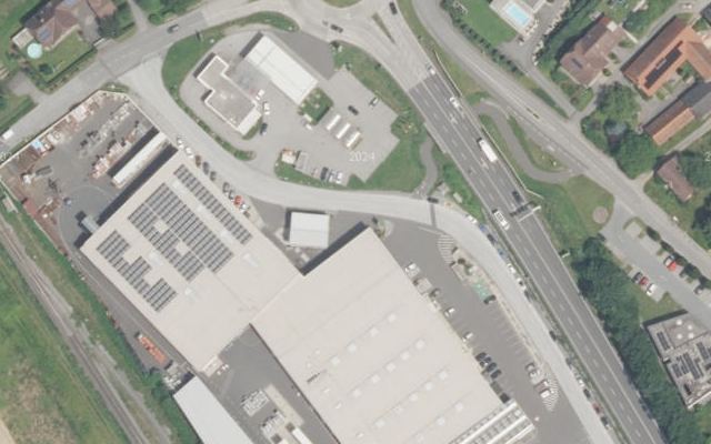 Luftbild von Genol Landring