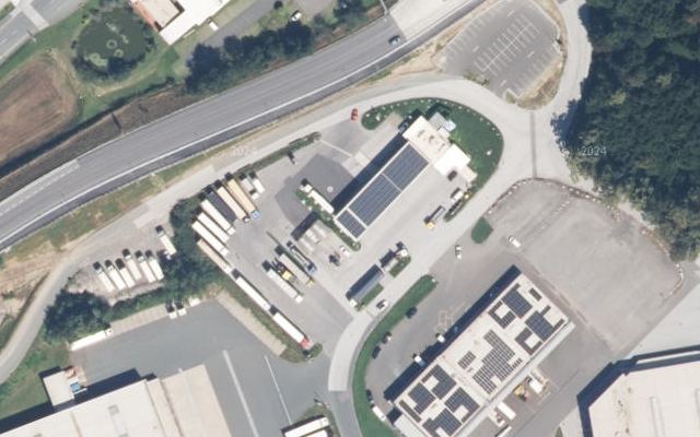 Luftbild von BP Werndorf