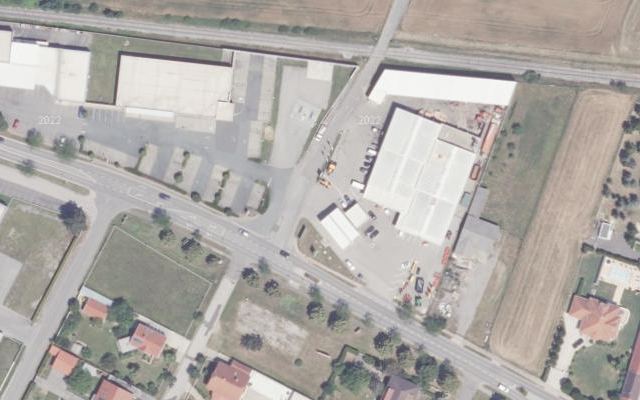 Luftbild von GENOL-Lagerhaustankstelle - Horitschon