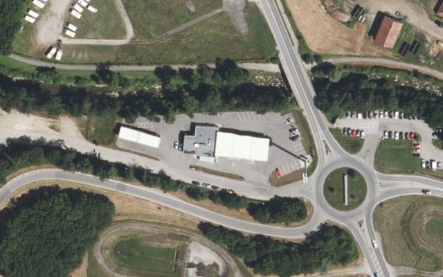 Luftbild von OIL! Tankstelle
