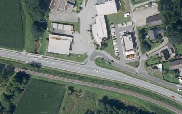Luftbild von Teubl Baustoffe HandelsgesmbH / Autowascharena Klaffenau