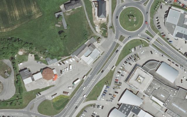 Luftbild von bp Tankstelle Wagner E GmbH
