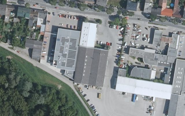 Luftbild von OIL! Tankstelle