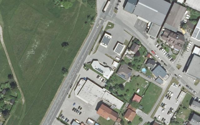 Luftbild von IQ Tankautomat Steyr