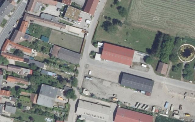 Luftbild von EVM - Biomethan Tankstelle