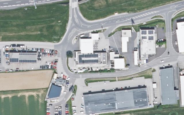 Luftbild von ENI mit SPAR EXPRESS und CAR WASH CLUB
