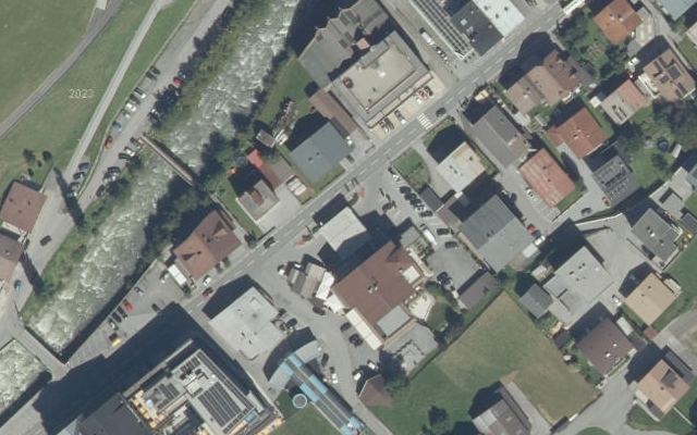 Luftbild von Shell