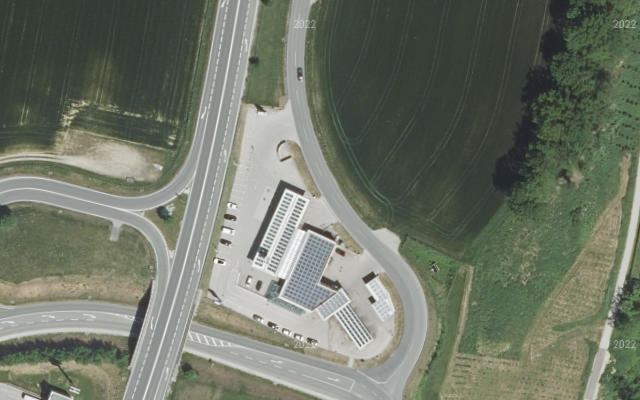Luftbild von eni