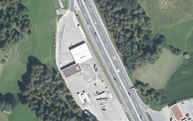 Luftbild von eni
