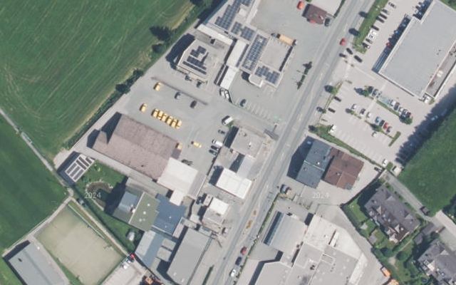 Luftbild von eni
