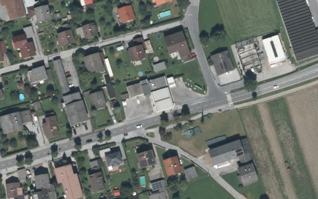 Luftbild von eni