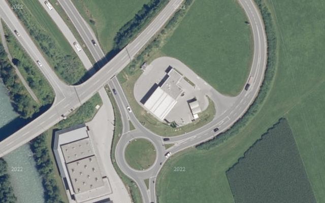 Luftbild von eni